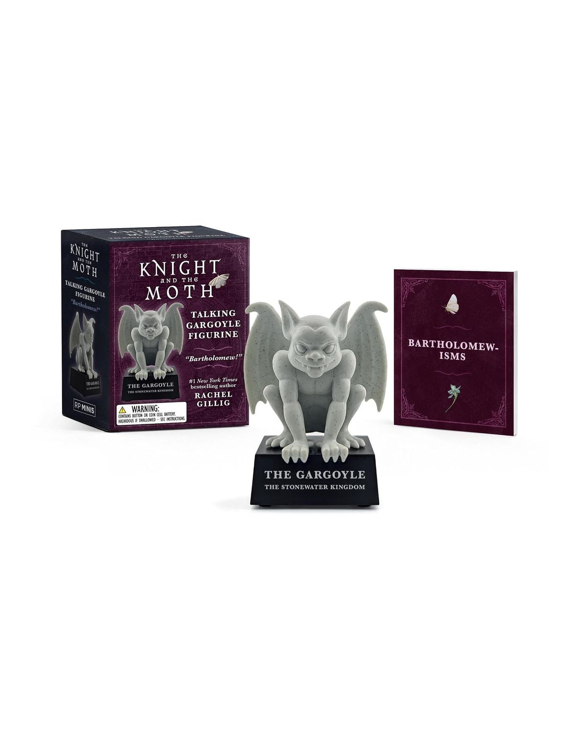 The Knight And The Moth Gargoyle Figurine