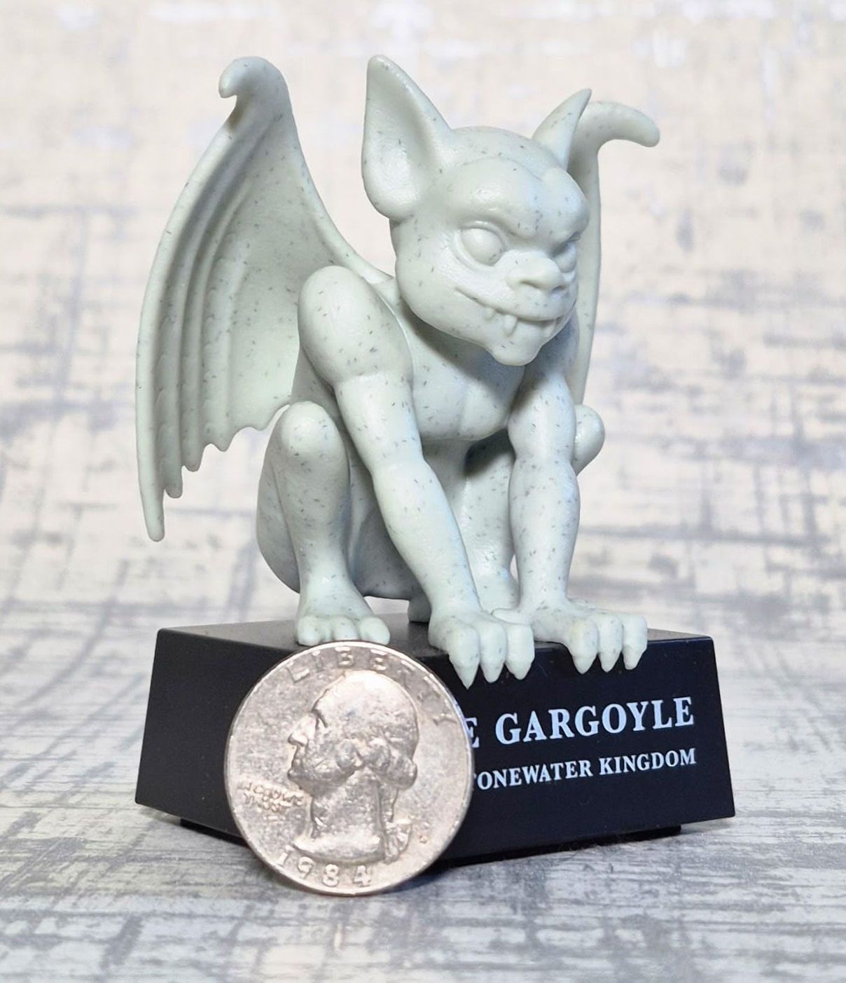 The Knight And The Moth Gargoyle Figurine