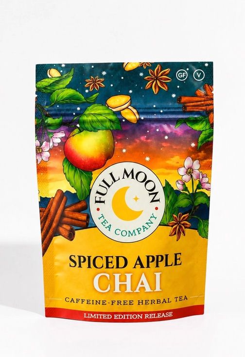Spiced Apple Chai Herbal Decaf Premium Loose Leaf Tea