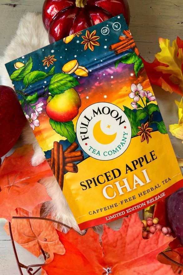 Spiced Apple Chai Herbal Decaf Premium Loose Leaf Tea