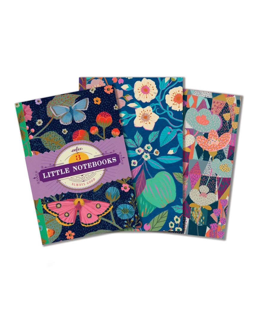 Moth And Floral Little Notebook Set