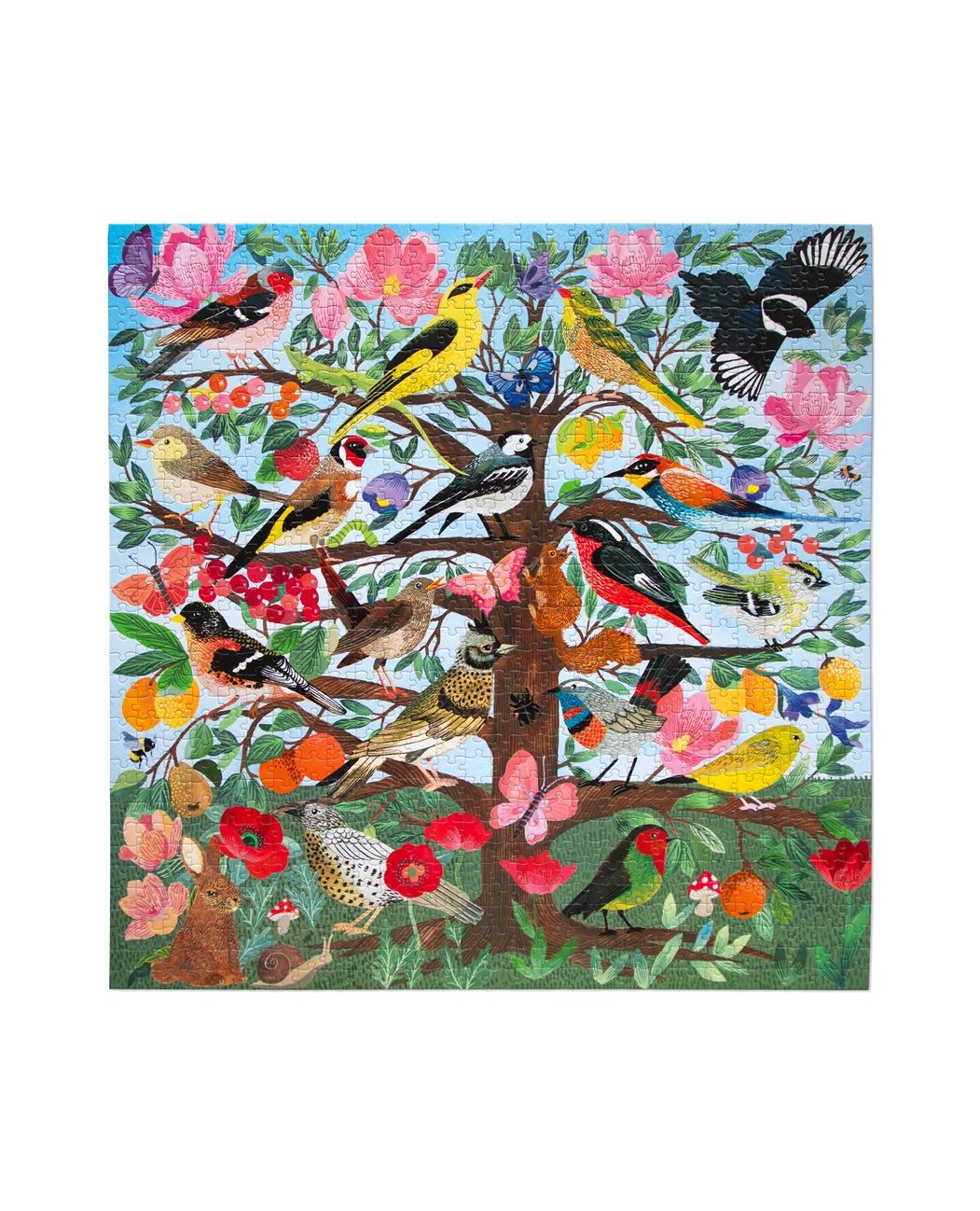 French Medieval Songbirds 1000 Piece Puzzle