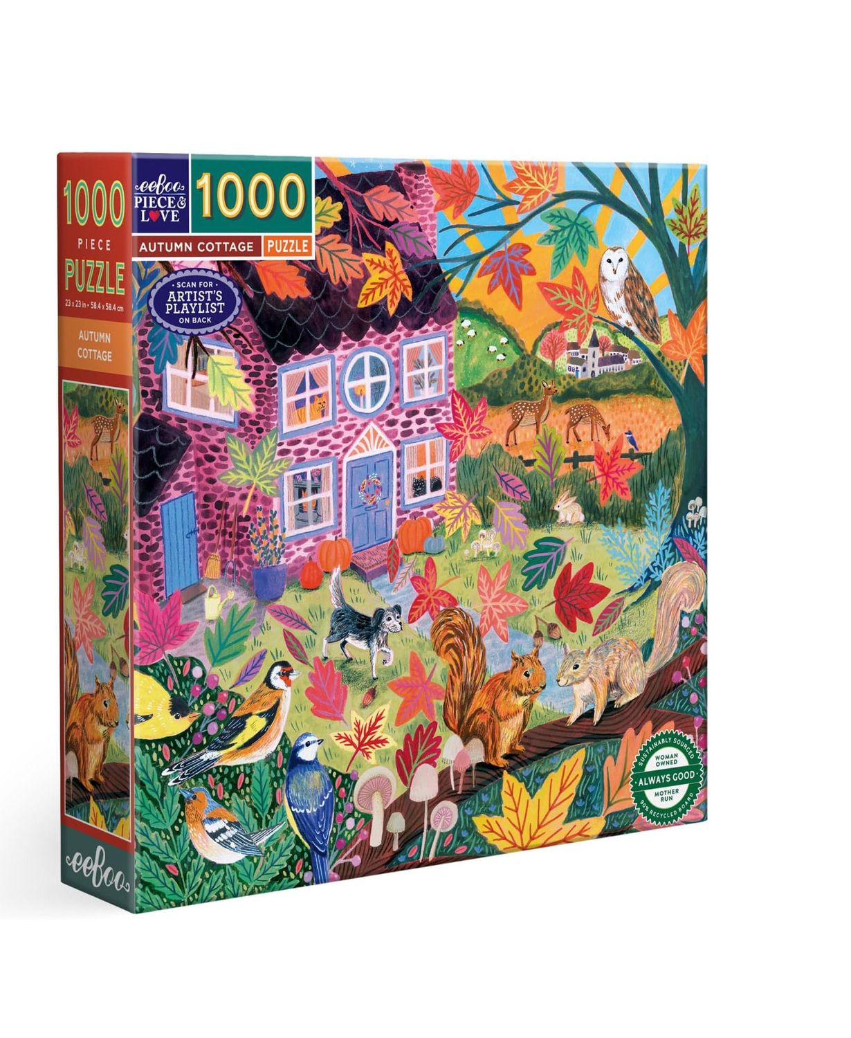 Autumn Cottage 1000 Piece Puzzle