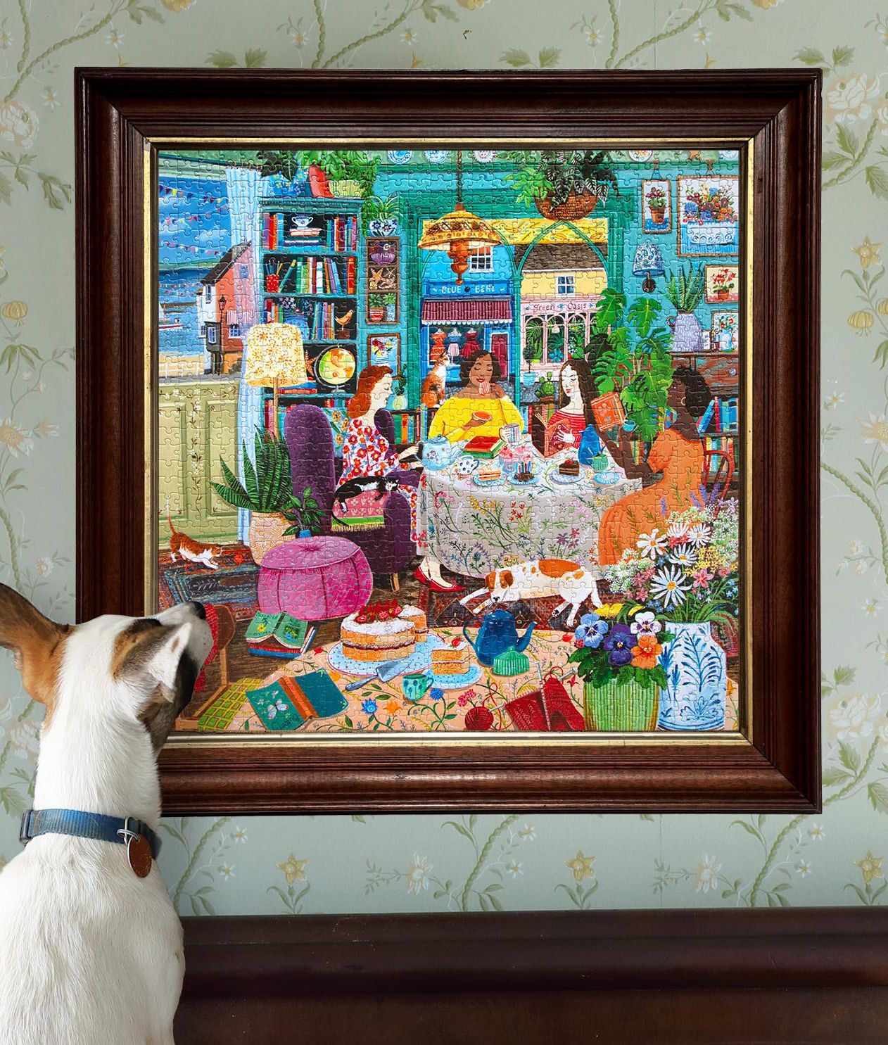 Books And Tea By The Sea 1000 Piece Puzzle