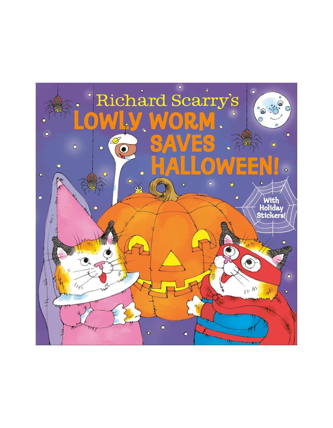 Richard Scarry’s Lowly Worm Saves Halloween Hardcover Book