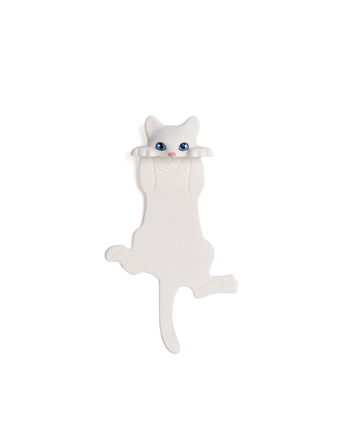 White Cat Hanging Bookmark