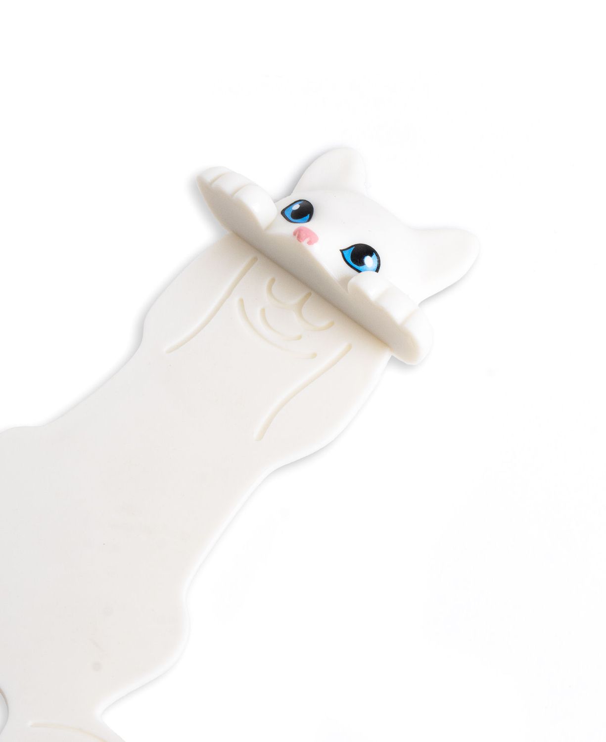 White Cat Hanging Bookmark