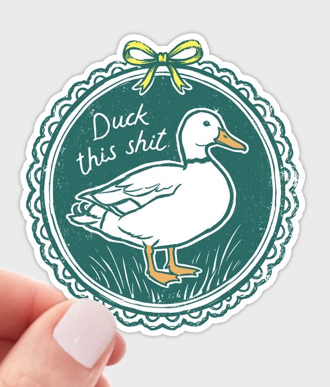 Duck This Shit Sticker