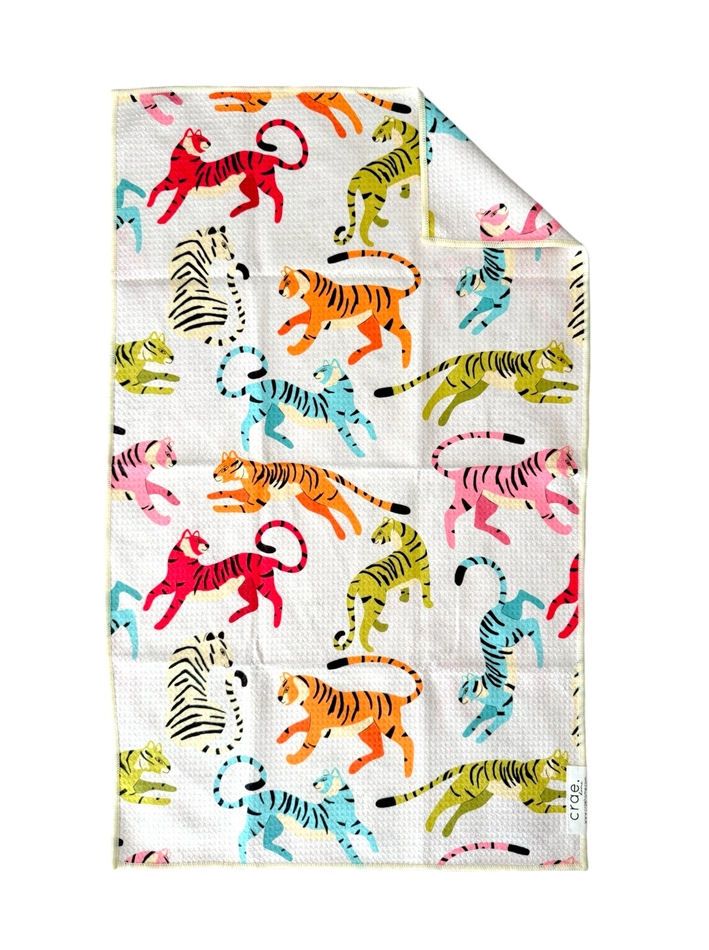 Colorful Rawr Double Sided Hand Towel