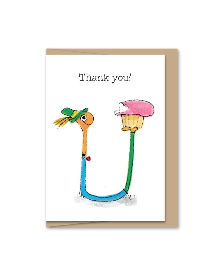 Richard Scarry's Lowly Thank You Apple Mini Card