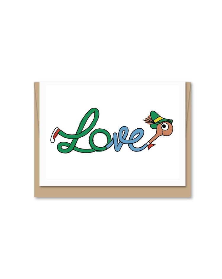 Richard Scarry's Lowly Love Script Mini Card