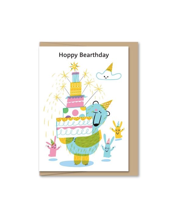 Hoppy Bearthday Mini Card