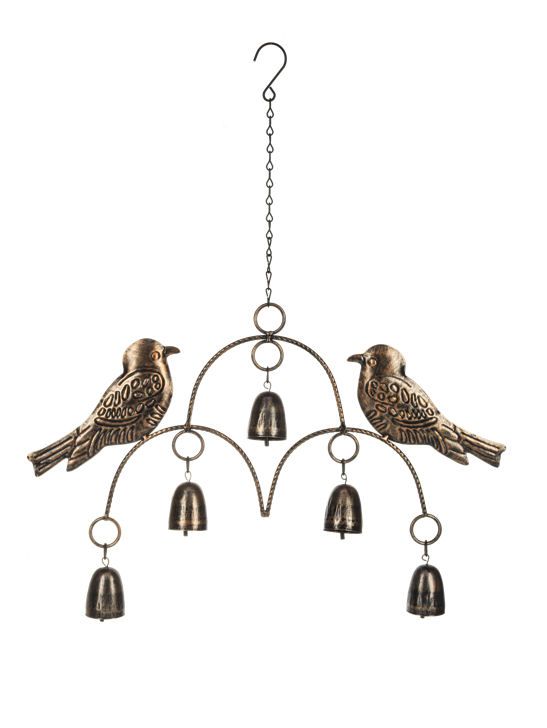 Double Bird Metal Wind Chime