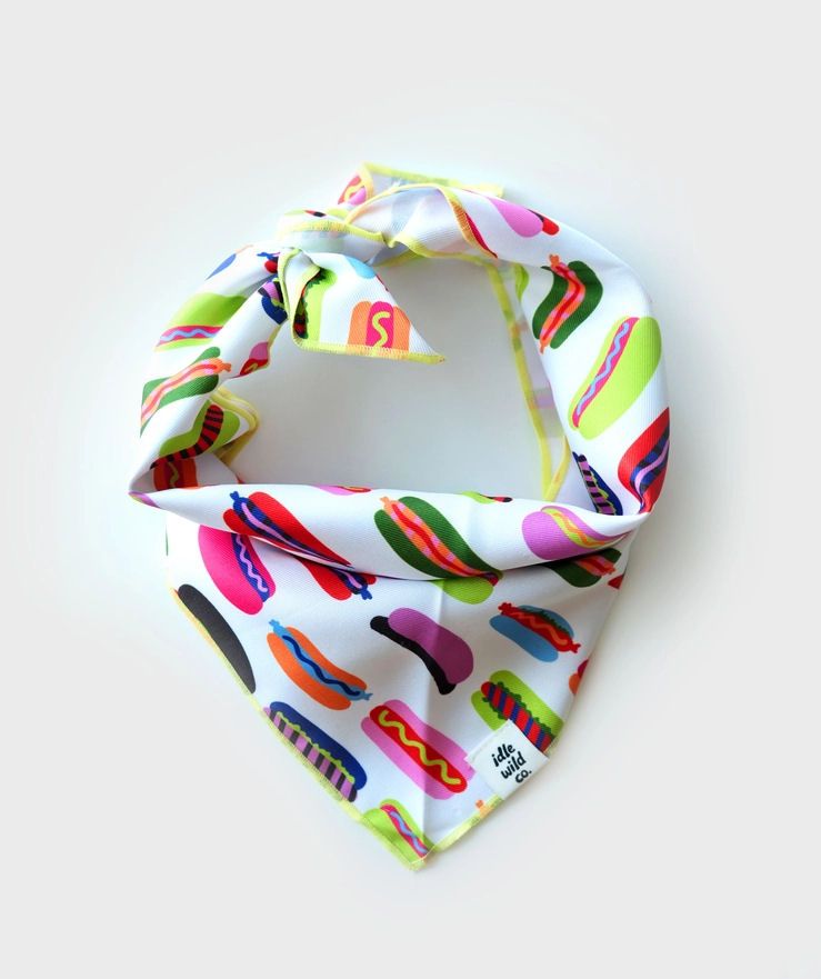 Small Hot Dog Pet Bandana