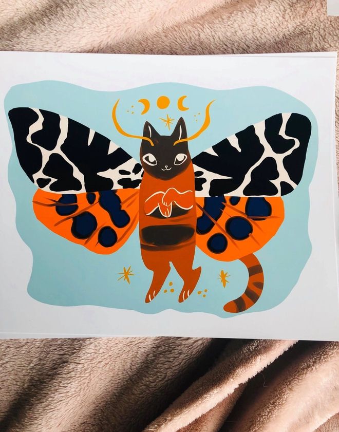 Garden Tiger Moth 8x10 Art Print