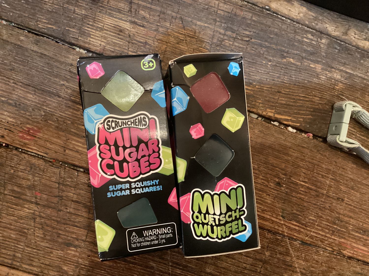 Scrunchems Mini Sugar Cubes Set Of 3 Squishy Toy