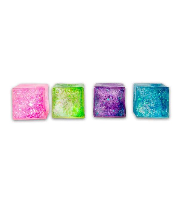 Scrunchems Glitter Sugar Cube Squishy