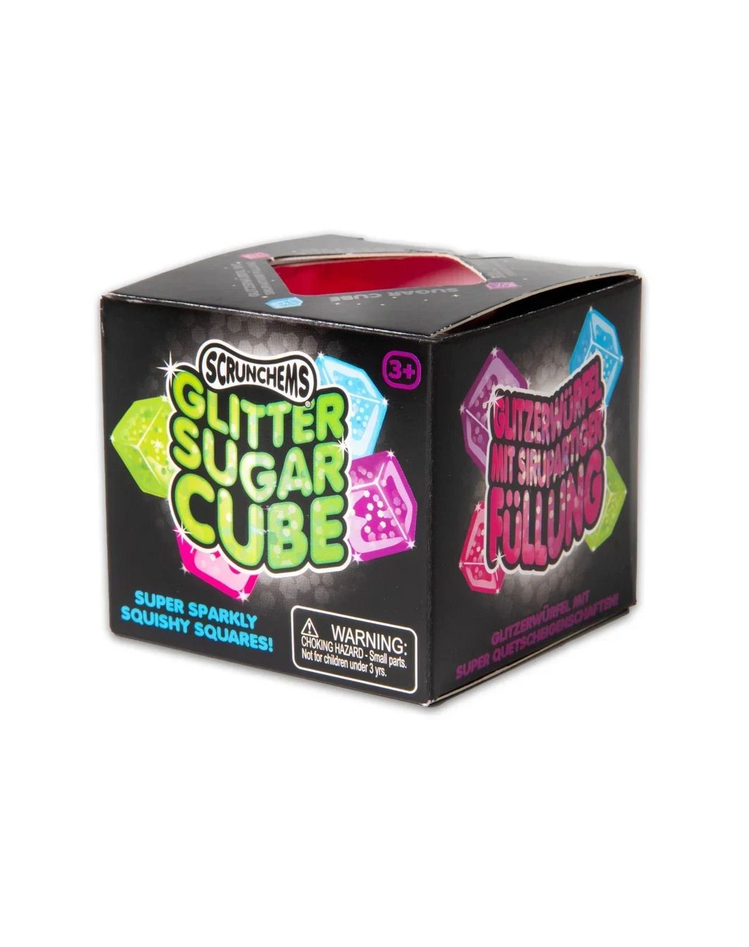 Scrunchems Glitter Sugar Cube Squishy