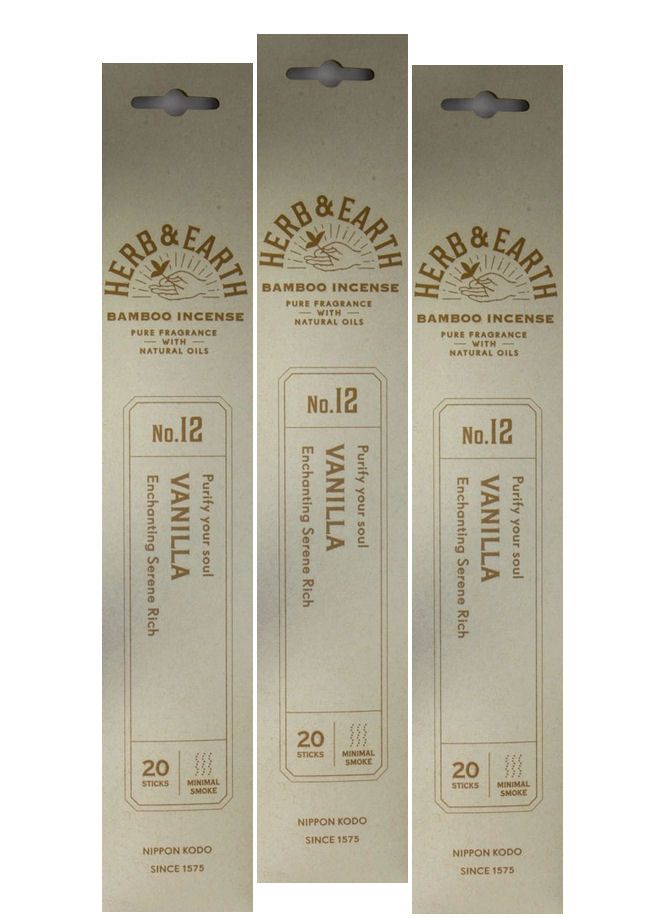 Herb And Earth Vanilla Incense 20 Pack