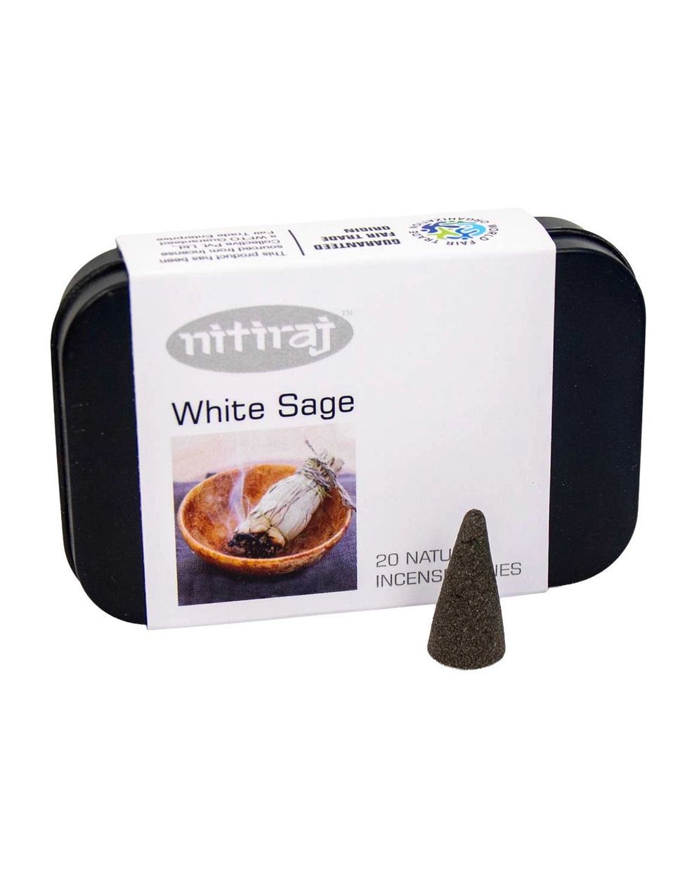 White Sage Nitiraj Incense Cones