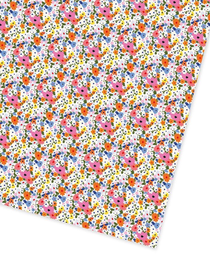 Floral Repeat Roll Gift Wrapping Paper Roll