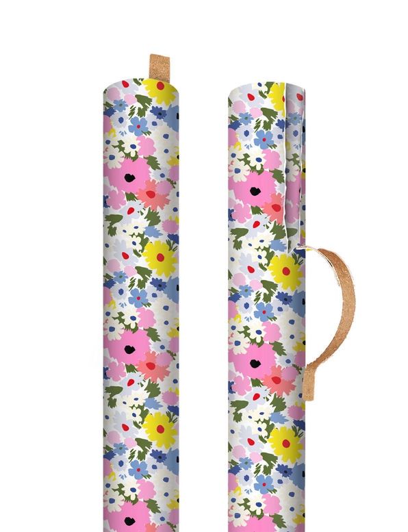 Floral Repeat Roll Gift Wrapping Paper Roll