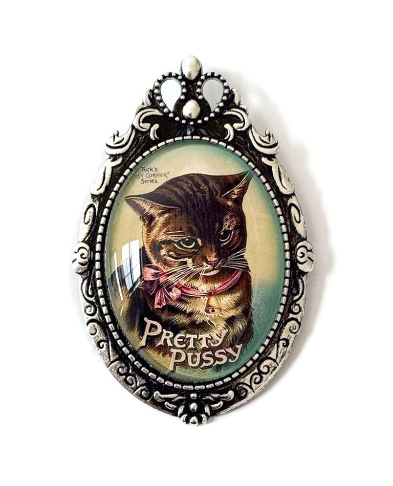 Victorian Pretty Pussy Brooch