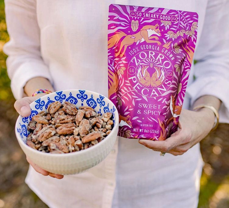 Zorro Sweet And Spicy Pecans Bag
