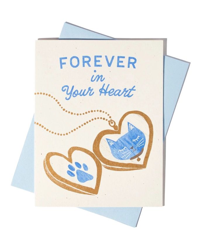 Forever In Your Heart Risograph Card