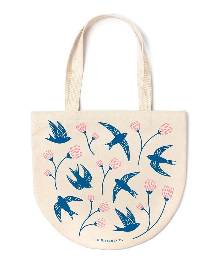 Swifts Round Tote Bag