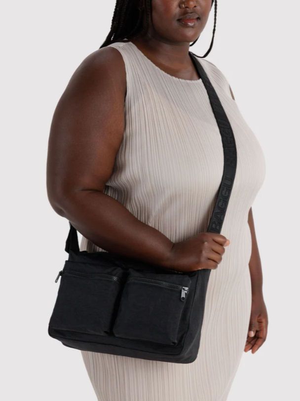 Baggu Medium Cargo Crossbody Bag Black