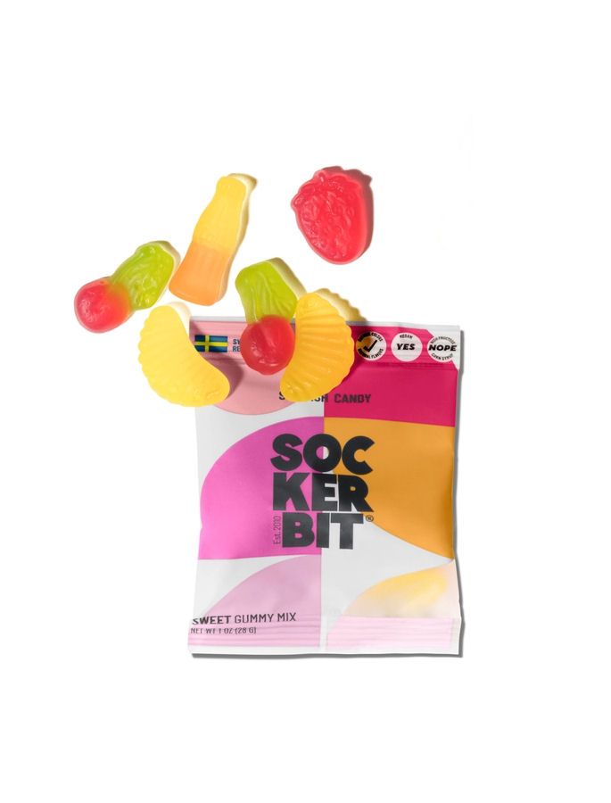 Sockerbit Swedish Candy Sweet Gummy Single Serving Bag