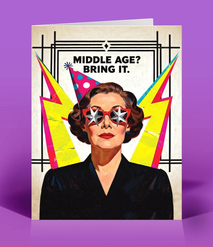 Middle Age Bring It Card