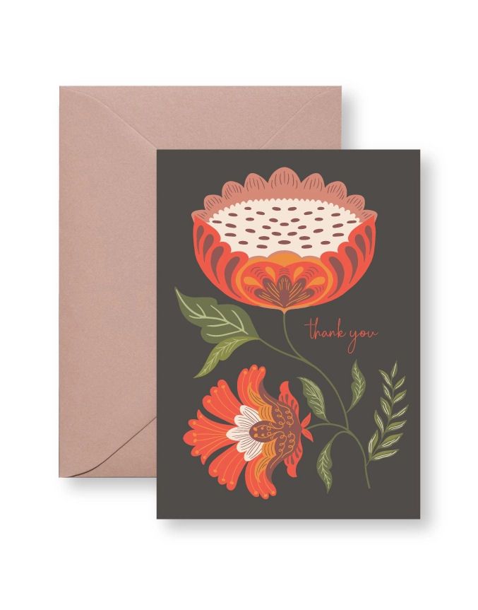 Garden Thank You Mini Card