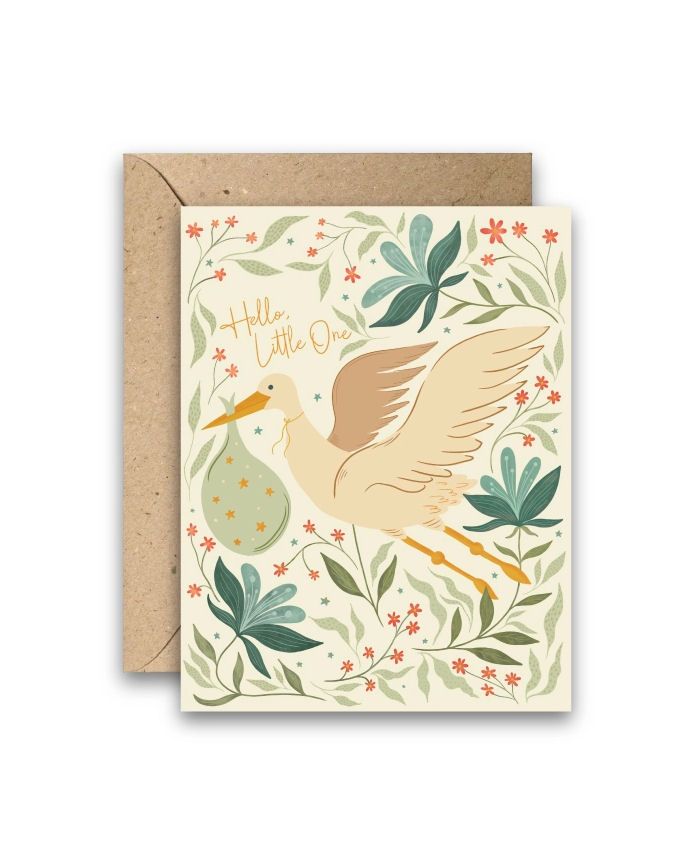 Hello Little One Baby Card