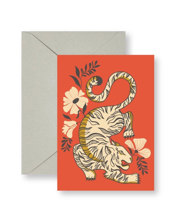 Jungle Tiger Mini Card