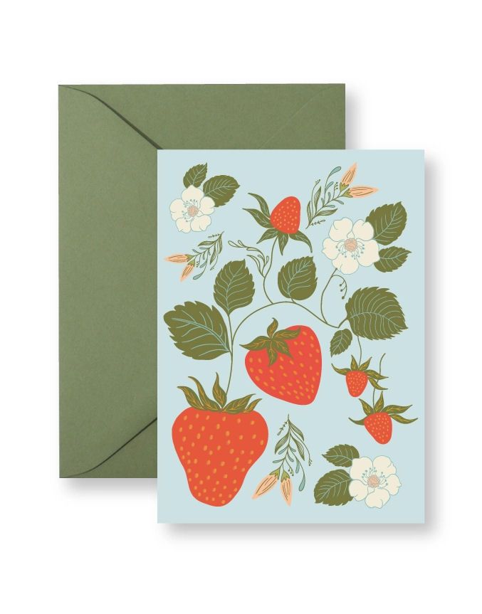Strawberry Mini Card