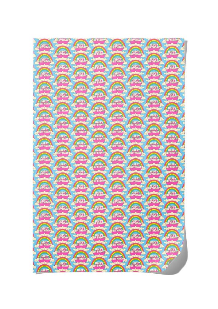 All Over Rainbows Gift Wrapping Paper