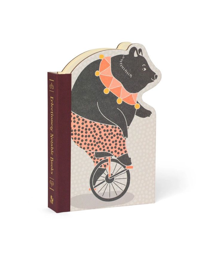 Bike Bear Eclectionery Notable Hardcover Journal