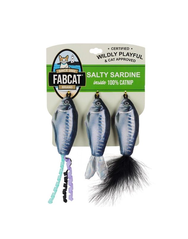 Salty Sardines 3 Pack Cat Toys
