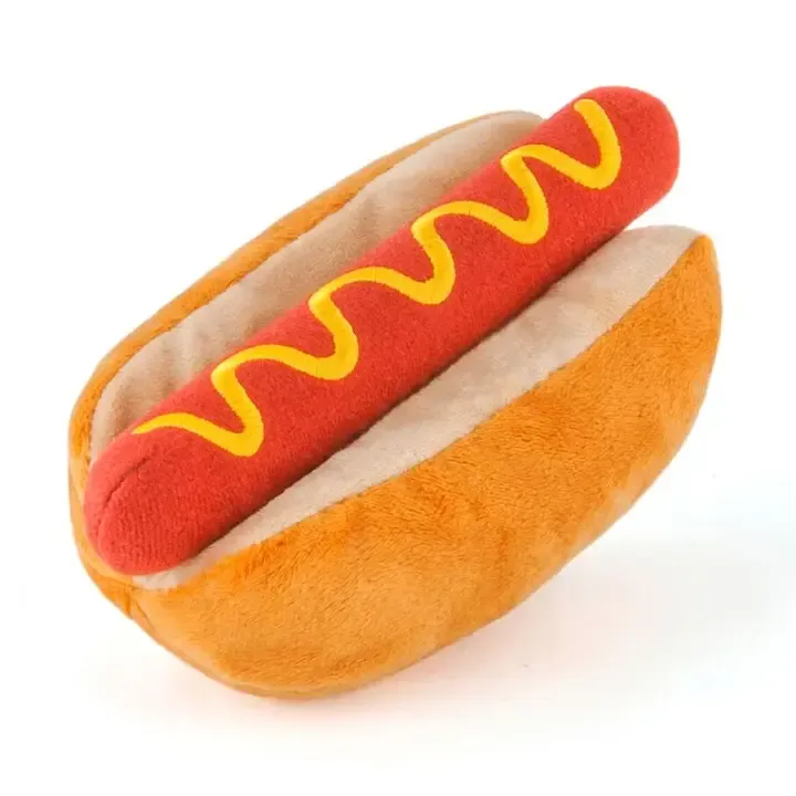 Hot Dog Chew Toy