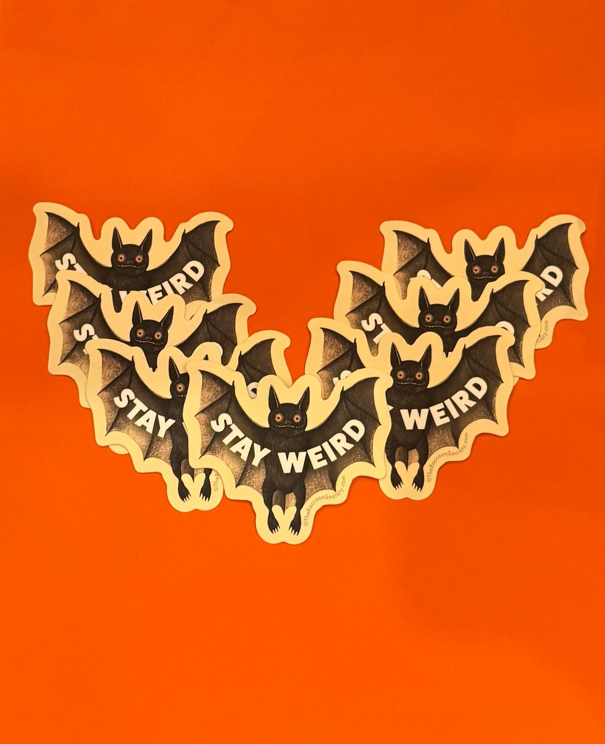 Stay Weird Bat Sticker