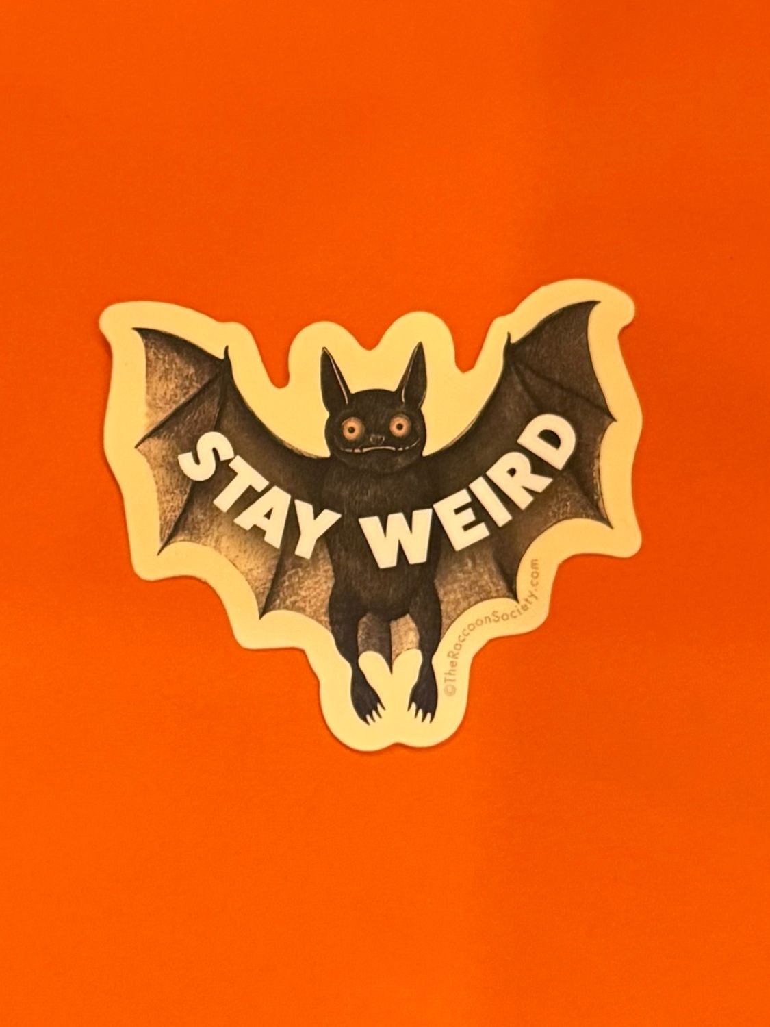 Stay Weird Bat Sticker