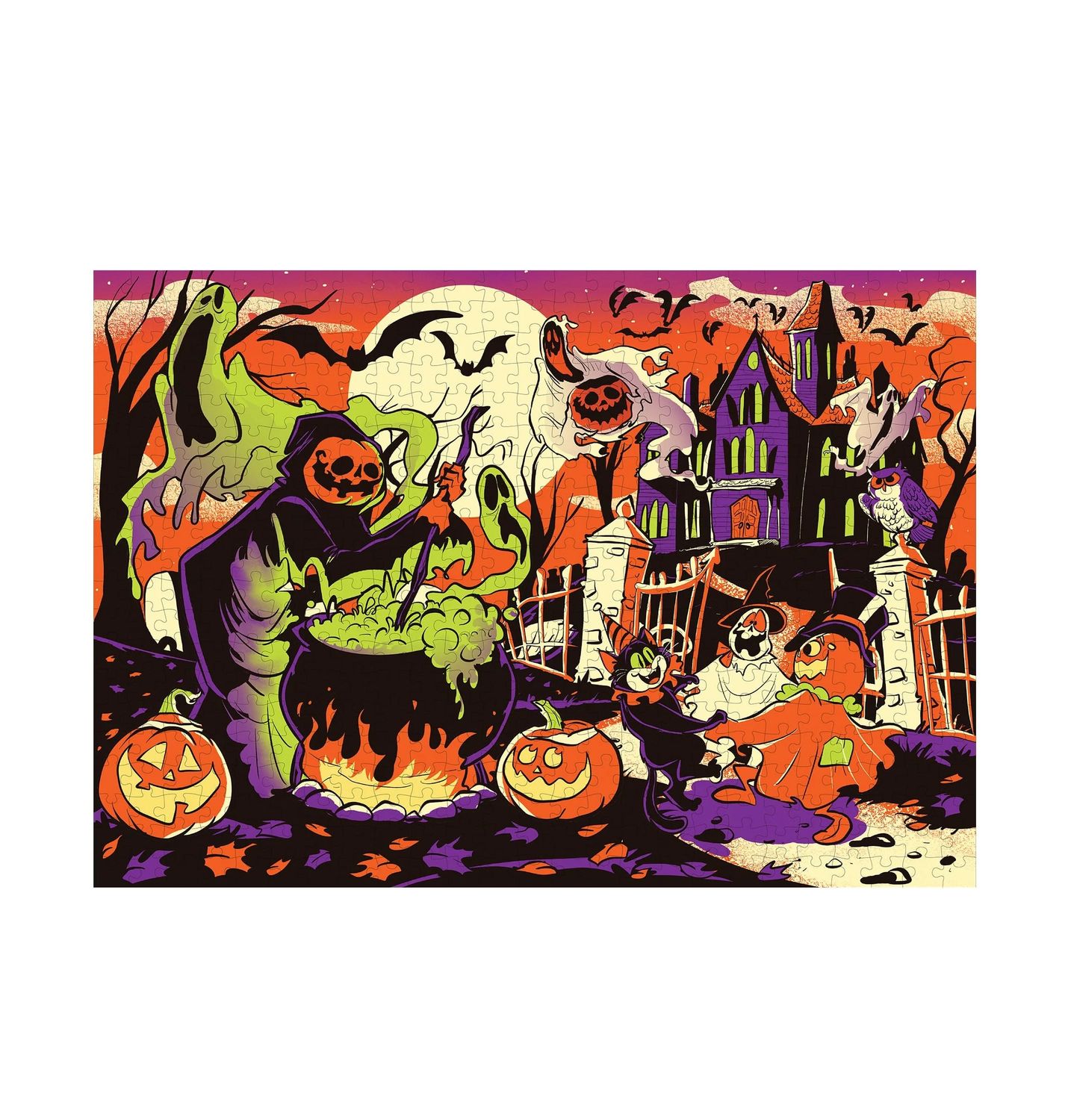 A Haunted Halloween 500 Piece Puzzle