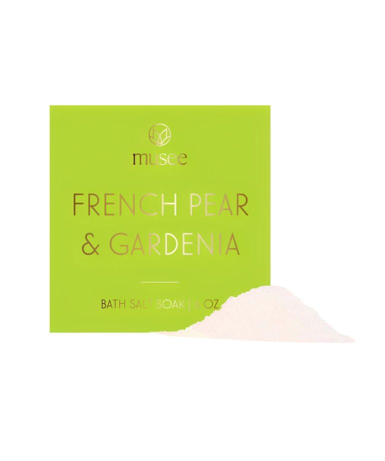 French Pear And Gardenia Bath Salt Soak