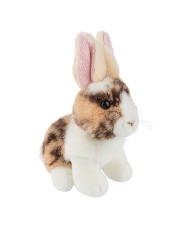 Mini Heritage Bunny Stuffed Animal, Colour: Brown And Cream Swirl