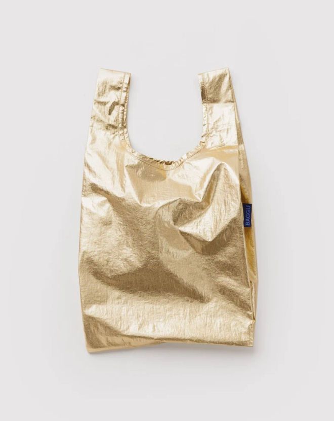 Baby Baggu Gold Metallic