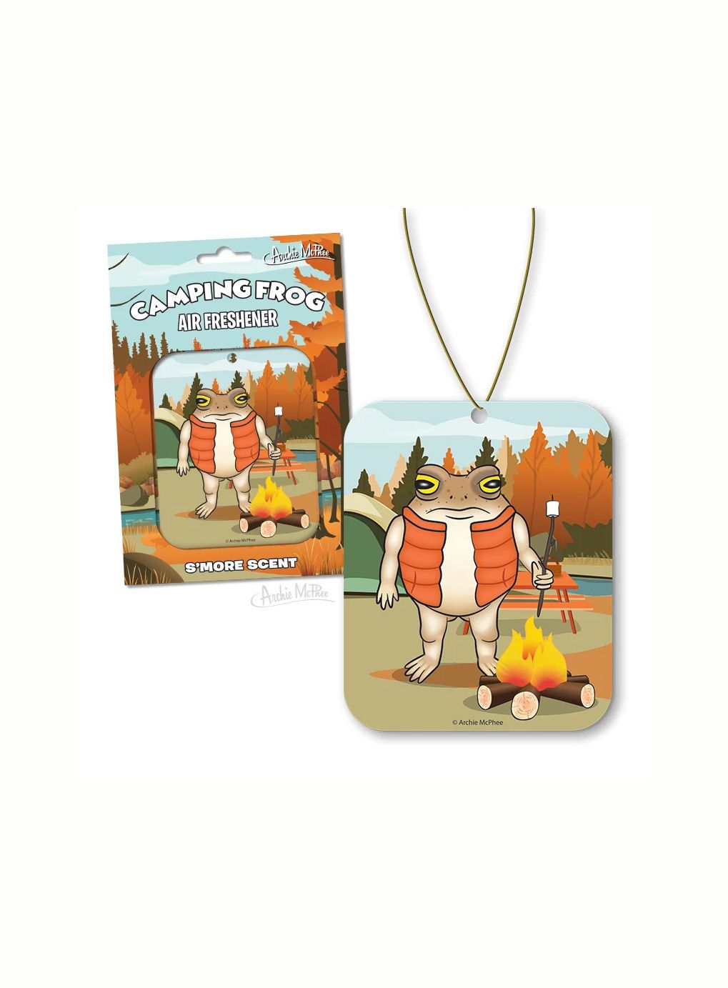 Camping Frog S'more Scent Air Freshener
