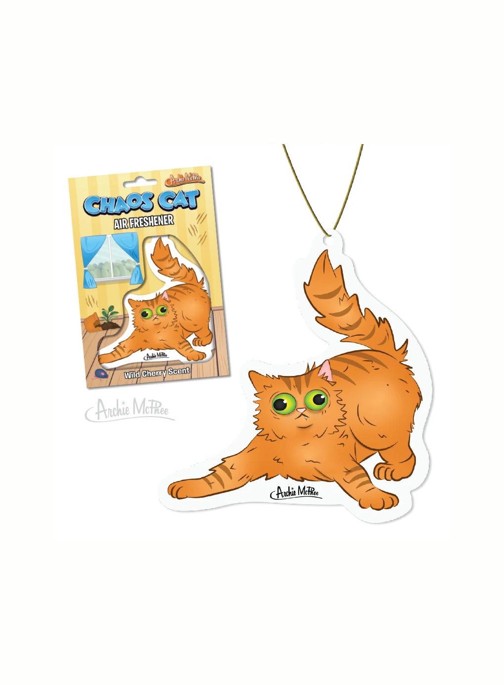 Chaos Cat Wild Cherry Scent Air Freshener