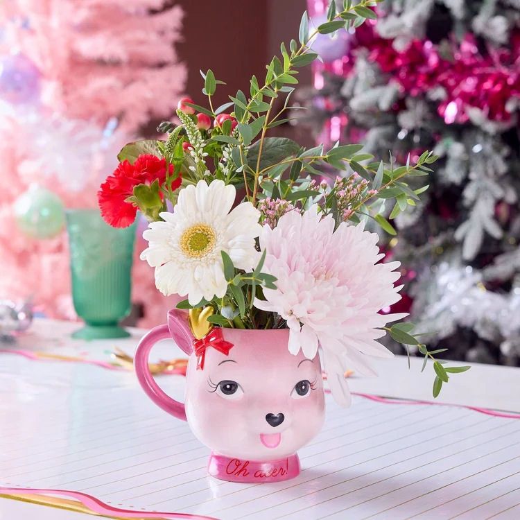 Oh Deer Pink Deer Mug
